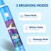 CHAIN PEAK Musical Kids Sonic Electric Toothbrush Rechargeable Smart Cartoon Toothbrush for Children Toddlers for Age 3-12 with 2- MinTimer 3 Modes 4 Bristles 34000VPM (Blue Astronaut) Blue Astronaut(package Might Vary) - Buy Online on GoSupps.com