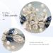 Blue Crystal Bride Wedding Hair Comb - Pearl Rhinestone Bridal Hair Piece for Women and Girls - Buy Online on GoSupps.com