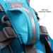 Kurgo Hundesack Baxter - Dog Saddle Bag with 2 Side Pockets for Hiking (23-50 kg) | Black/Orange Bax Baxter Dog Gear - Buy Online on GoSupps.com