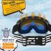 LOEO Kids Ski Goggle - Black with Red Silver Lens | Ski Goggles for Kids Youth Teens Boys and Girls 5-14 - Buy Online on GoSupps.com