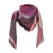 HANXIULIN Women's Cotton Scarf Cozy Pattern Neck Warmer Wrap Scarf Scarves Autumn Scarf Neck Warmer Triangular Scarf One Size C