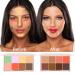 UCANBE Face Concealer Contour Cream Makeup Palette - 8 Colors Full Coverage Contouring Corrector Kit - Buy Online on GoSupps.com