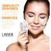 Sonic Facial Cleansing Brush - Rechargeable Waterproof Device for Deep Cleaning & Exfoliating - Gentle Massaging - 2 Brushes Included - White - Buy Online on GoSupps.com