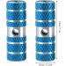 BESPORTBLE Black Aluminum Alloy Bike Pegs - Anti-Skid Lead Foot BMX Pegs for Mountain Bike, Blue (2 Pair) - Buy Online on GoSupps.com