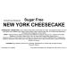 Andy Anand Sugar Free New York Cheesecake 9 - Gourmet Gift with Greeting Card for Special Occasions (2 lbs - Buy Online on GoSupps.com