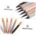 PLAFOPE 4 Pcs Diamond Eyeliner Cosmetic Pens Gold Eyeliner Professional Eyeliner Pen Rose Gold Plated Black - Buy Online on GoSupps.com