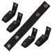 Besportble belt loops nylon duty belper with double push buttons mandatory Belt loops safety backpack Belt holder for camping hiking sports 5 pieces