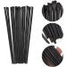 OHPHCALL 12Pcs eyeliner brush eye shadow brush angled eyebrow brush makeup eyeliner brush eyeliner 14.5x0.7x0.5cm Black - Buy Online on GoSupps.com