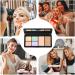 Concealer Makeup Palette - Waterproof Cream Formula High Coverage Contour Kit Lightweight Texture | Long-wearing finish for daily beauty routine parties - Buy Online on GoSupps.com