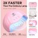 Modelones Gel Nail Polish Kit With 48w UV Led Nail Lamp Starter Kit 22 Pcs Nude Pink Soak Off Nail Gel Polish Set No Wipe Base & Top Coat Bond Primer Diy Home Nail Curing - Buy Online on GoSupps.com