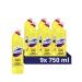 Domestos Citrus Fresh Thick Bleach eliminates 99.9% of bacteria and viruses disinfectant to protect against germs 9x 750 ml