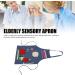 Fidget Apron for Elderly Elderly Sensory Activities Apron Dementia Sensory Games Stress Relief Unisex Apron Waterproof Adult Clothing Protector for Dementia Alzheimers Fidget Toys - Buy Online on GoSupps.com
