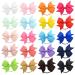 40pcs 2 Inch Baby Girls Hair Loops & Elastic Headbands - Cute Hair Accessories for Toddlers - Buy Online on GoSupps.com
