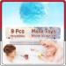 Supbec Organic Bath Bombs for Kids - 9 Pcs 2.9 OZ Gift Set with Surprise Inside, Rich in Essential Oils, Fizzy & Moisturizing, Ideal Easter Gift - Buy Online on GoSupps.com