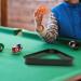 Mini Triangle Pool Rack | Black Miniature Billiards Accessory | Fits 1.5 Pool Balls - Compact Table Size - Buy Online on GoSupps.com