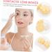 HOMSFOU 3pcs Contact Lens Case with Mirror - Portable Plastic Travel Foil Crystal - Yellow - 7x4.5x2.5CM | Buy Internationally - Buy Online on GoSupps.com