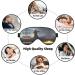 SSIMOO Giant Nuclear Ship Sleep Eye Mask | Breathable Travel Eye Patch for Relaxation - Black - Buy Online on GoSupps.com