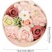 Soap Flowers Gift Box for Mothers Day Gifts Romantic Roses Soap Flowers Box with Greeting Card Round Bath Flowers Box Beautiful Gift for Women Valentines Anniversary Day StyleA - Buy Online on GoSupps.com