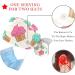 2Pcs Colorful Cupcakes Nurse Scrub Caps for Women with Button and Sweatband - Buy Online on GoSupps.com