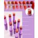 Matte Velvet Lipstick & Lip Tint Balm - Longlasting Dark Red Purple Lip Gloss | Waterproof Christmas Gift for Women & Girls - Buy Online on GoSupps.com