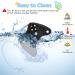 BPA-Free Silicone Game Controller Teething Toy with Dummy Chain for 0-6 Months Baby - Black Baby Teether Relief - Buy Online on GoSupps.com