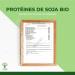 Prot ine de Soja Bio - Bioptimal - 92% Prot ines 17% BCAA - Haute Digestibilit - Energie Musculation - Poudre de F ve de Soja Biologique - 100% Pur - Conditionn en France - Certifi Ecocert - 3 kg Sans saveur 3000g - Buy Online on GoSupps.com