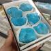 Natural Crystal Rough Home Decoration Blue Titanium Rainbow Aura Crystal Quartz Cluster Crystal Specimen Home Decoration s