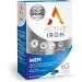 Active Iron Men: 30 Iron Capsules & 30 Multivitamin Tablets - 1-Month Supply with Zinc, Vitamin C, D, and High Dose B Vitamins - Buy Online on GoSupps.com