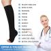 Buy 2 Pairs Zipper Compression Socks 15-20 mmHg for Men & Women - Open Toe Black Large-X-Large | International Shipping - Buy Online on GoSupps.com