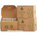 900 Organic Bamboo Cotton Buds | Cotton Buds for Ears Makeup Cleaning etc. | GOTS Certified Biodegradable Eco-Friendly and Plastic Free | Vegan | Recycled Packaging | (Pack of 3 Boxes 900 Buds)