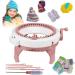 Knitting Machine 48 Needles Knitting Loom Machine with Row Counter Smart Weaving Loom Round Knitting Machines Knitting Board Rotating Double Knits for Adults/Kids DIY Scarf Hat Sock