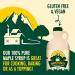 Pure Canadian Maple Syrup 1L - Grade A Dark with Caramel Taste - Ideal for Pancakes & Baking - 1.32kg - Buy Online on GoSupps.com