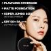 W.LAB Selfie Big Cover Cushion Foundation - Matte Finish SPF50+ PA+++ Sun Protection with Big Cushion Puff & Mirror - 0.85 fl.oz. (21 Selfie Light) - Buy Online on GoSupps.com