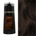 Plant formula does not damage the hair lazy no bleaching dye/hair agent hair dye shampoo instant hair dye shampoo (with hair dye comb) Instant Dye Shampoo for Men & Women (Dark Brown)