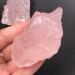 Home Decoration Natural Pink Rose Quartz Crystal Stone Rock Chips LuckyNatural Stones and Minerals th Decoration Stones ZJGIDTEM (Size : 90-100g)