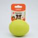 Laroo Dog Toys - Durable Natural Rubber Squeaker Dog Balls for Small & Large Dogs | 6.5cm x 8cm Green Football - Buy Online on GoSupps.com