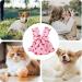 Shenrongtong Small Dog Dress - Cute Cotton Puppy Clothing & Catwear Party Dress for Girls - Sweet Pink Litter Clothes - Buy Online on GoSupps.com