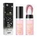 Aonat highlighter powder stick glitter petting powder fairy highlighter powder stick body lighten shimmer sparkle powder for face eyes lips hair body glow (pink) white
