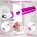 Waterproof Dual-Edge Nose Trimmer for Men and Women - Professional Painless Hair Removal Tool for Facial, Ear, and Eyebrow Grooming in Purple Rose - Buy Online on GoSupps.com