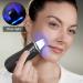 Qukot Ultrasonic Skin Scrubber Spatula - Blue-Light Upgraded Blackhead Remover & Pore Cleaner for Deep Facial Cleaning - Comedone Extractor for Women and Men - Buy Online on GoSupps.com