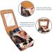 Travel Lipstick Organizer Case | Portable Makeup Bag with Mirror | Eagle American Flag Design | Shop Internationally - Buy Online on GoSupps.com