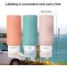Vikrami lighting Toiletries Travel Bottle Shampoo Conditioner Lotion Travel Accessories 4-Piece Set Portable 100ML Portable Travel Container Set BPA Free Leakproof Squeezable Travel Container - Buy Online on GoSupps.com