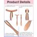 Metal Eye Cream Applicator Tool | Eye Roller for Puffiness & Wrinkles | Skincare Massager & Scraper Wand in Rose Gold - Perfect Gift for Women - Buy Online on GoSupps.com