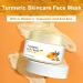 Turmeric Dark Spot Masks Acne Treatment Hyperpigmentation Treatment Contain Turmeric Vitamin C and Kaolin Clay Deep Cleansing and Reduce Acne Dark Spots Face Masks Skincare. - Buy Online on GoSupps.com