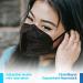Virshields FFP2 Mundsprung Mask - 5-Layer Breathing Protection PFE 94% VFE 99.99% EN 149:2001 Certified Made in EU Available in Black - Pack of 10 - Buy Online on GoSupps.com
