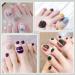 SILPECWEE Toe Nail Stickers - 40 Sheets Full Nail Wraps for Women | Self Adhesive Gel Nail Strips with Nail File | Manicure Sticker Nails Accessories - Buy Online on GoSupps.com