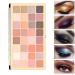 Matte and Shimmer Eyeshadow Waterproof Nude Eyeshadow Palette 32-Color Eye Makeup Matte Shadow Long Eyeshadow Make up Palettes Highly Pigmented Eyeshadows with Shimmers for Smokey Makeup