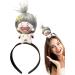 Plush Doll Hairhoops - Cartoon Plush Hairband Doll Headband | Kids Hair Ties Makeup Fashion Accessory for Girls Children Libra - Buy Online on GoSupps.com