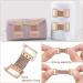 CHGCRAFT 120Pcs Elastic Bandage Clips - Aluminum Stretch Fasteners for Secure Bandage Wraps - Light Brown Replacement Clips - Buy Online on GoSupps.com
