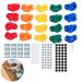 Squirrel Products Kids Rock Climbing Holds with Safety Rock Plugs to Protect Little Fingers - 20 Pack - Includes Hardware for 1" Installation